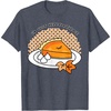image:imageGudetama Im Here for the Pie Thanksgiving Tee Shirt TShirtHeather Blue