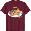 image:imageGudetama Meh Breakfast Tee Shirt TShirtBurgundy
