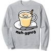 image:imageGudetama Meh Eggnog Holiday Sweatshirt SweatshirtHeather Grey