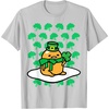 image:imageGudetama St Patricks Day Clover Tee Shirt TShirtSilver Grey