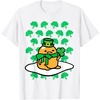 image:imageGudetama St Patricks Day Clover Tee Shirt TShirtWhite