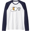 image:imageGudetama Too Lazy to Dunk Basketball Raglan Baseball TeeNavy BlueWhite
