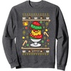 image:imageGudetama Ugly Christmas Egg Sweatshirt SweatshirtDark Heather Grey