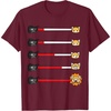 image:imageGuitar Rage Meter Tee Shirt TShirtBurgundy