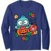 image:imageHangyodon Happy Halloween Long Sleeve Shirt Long Sleeve TShirtNavy Blue