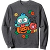 image:imageHangyodon Happy Halloween Sweatshirt SweatshirtDark Heather Grey