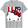 image:imageHello Kitty Americana Close Up Tee Shirt TShirtHeather Grey