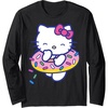 image:imageHello Kitty Donut Sprinkles Floaty Summer Swimming Long Sleeve TShirtBlack
