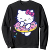 image:imageHello Kitty Donut Sprinkles Floaty Summer Swimming SweatshirtBlack
