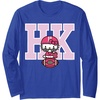 image:imageHello Kitty Football Spirit Long Sleeve Shirt Long Sleeve TShirtRoyal Blue