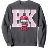 image:imageHello Kitty Football Spirit Sweatshirt SweatshirtDark Heather Grey