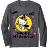 image:imageHello Kitty Happy Halloween Long Sleeve Shirt Long Sleeve TShirtDark Heather Grey