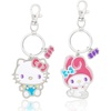 image:imageHello Kitty Keychain BFF Set of 2 My Melody and Mimmy White Sanrio Keychain Set Official LicenseHello Kitty and My Melody