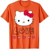 image:imageHello Kitty Love and Hearts Valentine Shirt TShirtOrange