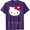 image:imageHello Kitty Love and Hearts Valentine Shirt TShirtPurple
