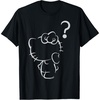 image:imageHello Kitty Question Mark Tee Shirt TShirtBlack