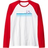image:imageHello Kitty Swim Snorkle Summer Stripe Raglan Baseball TeeRedWhite