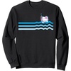 image:imageHello Kitty Swim Snorkle Summer Stripe SweatshirtBlack