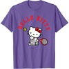 image:imageHello Kitty Tennis Tee Shirt TShirtPurple Heather