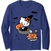 image:imageHello Kitty Trick or Treat Halloween Long Sleeve Shirt Long Sleeve TShirtNavy Blue