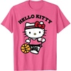 image:imageHello Kitty Unisex Kids Basketball TShirt Blue SmallPink Heather