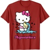 image:imageHello Kitty Zodiac Aquarius Tee Shirt TShirtCranberry Red