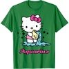 image:imageHello Kitty Zodiac Aquarius Tee Shirt TShirtKelly Green