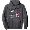 image:imageMy Melody and Kuromi Halloween Hoodie Pullover HoodieDark Heather Grey