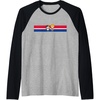 image:imagePatty and Jimmy Tennis Stripe Raglan Baseball TeeBlackAthletic Heather