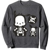 image:imagePochacco Skeleton Halloween SweatshirtDark Heather Grey