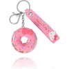 image:imageSALLY ROSE Hello Kitty Liquid Keychain  Sanrio Bag Charms with Wrist Strap for Backpacks amp Purses Official LicenseHello Kitty Pink Donut