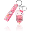 image:imageSALLY ROSE Hello Kitty Liquid Keychain  Sanrio Bag Charms with Wrist Strap for Backpacks amp Purses Official LicenseHello Kitty Pink Popsicle