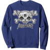 image:imageSkull and Crossbones Sweatshirt SweatshirtNavy Blue