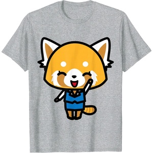 image:imageAggretsuko Happy Mood Tee Shirt TShirtHeather Grey