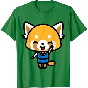 image:imageAggretsuko Happy Mood Tee Shirt TShirtKelly Green