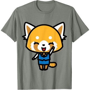image:imageAggretsuko Happy Mood Tee Shirt TShirtOlive Heather