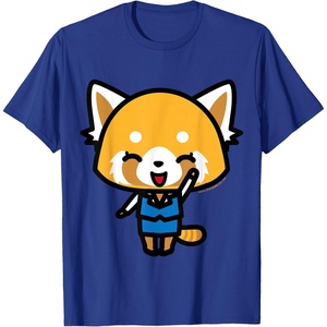 image:imageAggretsuko Happy Mood Tee Shirt TShirtRoyal Blue