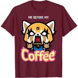 image:imageAggretsuko I Need My Coffee Rage Tee Shirt TShirtBurgundy