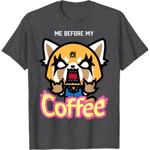 image:imageAggretsuko I Need My Coffee Rage Tee Shirt TShirtDark Heather Grey