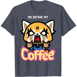 image:imageAggretsuko I Need My Coffee Rage Tee Shirt TShirtHeather Blue