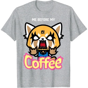image:imageAggretsuko I Need My Coffee Rage Tee Shirt TShirtHeather Grey