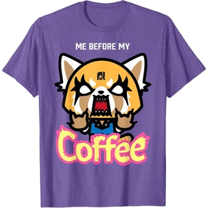 image:imageAggretsuko I Need My Coffee Rage Tee Shirt TShirtPurple Heather