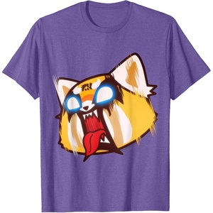 image:imageAggretsuko Screaming Rage Tee Shirt TShirtPurple Heather