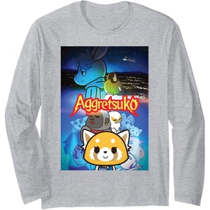 image:imageAggretsuko Season 2 Poster Art Long Sleeve TShirtHeather Grey