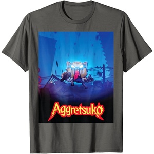 image:imageAggretsuko Season 2 Rage Poster Art TShirtAsphalt Grey
