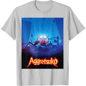 image:imageAggretsuko Season 2 Rage Poster Art TShirtSilver Grey