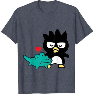 image:imageBadtz  Maru Friends and Love Shirt TShirtHeather Blue