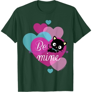 image:imageChococat Be Mine Valentine Tee Shirt TShirtDark Green