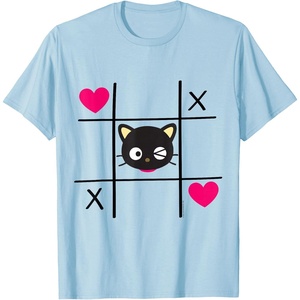 image:imageChococat Tic Tac Toe Valentine Tee Shirt Men Women Girls Kids TShirtBaby Blue