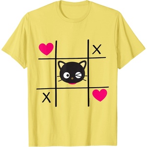 image:imageChococat Tic Tac Toe Valentine Tee Shirt Men Women Girls Kids TShirtLemon Yellow
